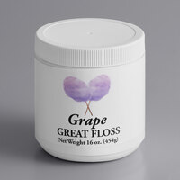 Great Western Great Floss 1 lb. Purple Grape Cotton Candy Concentrate Sugar