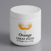 Great Western Great Floss 1 lb. Orange Cotton Candy Concentrate Sugar