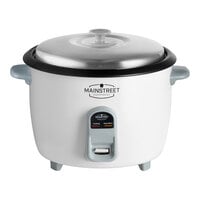 MainStreet Equipment RC30 30 Cup (15 Cup Raw) Electric Rice Cooker / Warmer - 120V, 950W