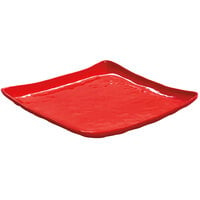 GET ML-147-R New Yorker 13 3/4 inch Square Catering Platter - Red