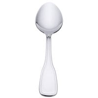 Oneida Stanford by 1880 Hospitality B167SDEF 7 1/2 inch 18/0 Stainless Steel Heavy Weight Oval Bowl Soup / Dessert Spoon - 36/Case