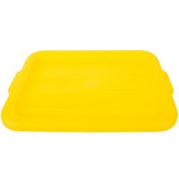 Vollrath 1522-C08 Traex® Color-Mate Yellow Recessed Food Storage Box Lid - 20" x 15"