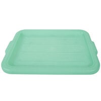 Vollrath 1522-C19 Traex® Color-Mate Green Recessed Food Storage Box Lid - 20 inch x 15 inch