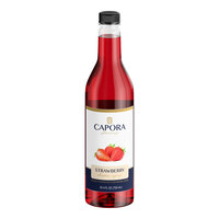 Capora Strawberry Flavoring Syrup - 6/Case