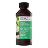 LorAnn Oils 4 fl. oz. All-Natural Peppermint Bakery Emulsion - 6/Case