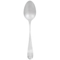 Oneida B735SDEF Bague 7 inch 18/0 Stainless Steel Heavy Weight Oval Bowl Soup / Dessert Spoon - 36/Box