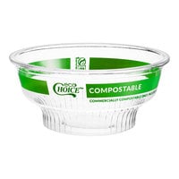 EcoChoice 5 oz. Compostable Clear PLA Dessert Cup - 50/Pack