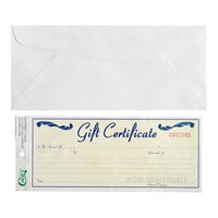 Choice Gift Certificate with Envelope - 250/Case