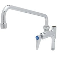 T&S B-0156-CR 12" Pre-Rinse Add On Nozzle with Quarter Turn Cerama Cartridge and 3" Riser