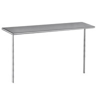Advance Tabco PT-10-72 Smart Fabrication 10" x 72" Middle Mount Stainless Steel Shelf