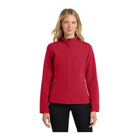 Port Authority L317 Women's Customizable Rich Red Core Soft Shell Jacket - Small