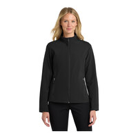 Port Authority L317 Women's Customizable Black Core Soft Shell Jacket - 2X