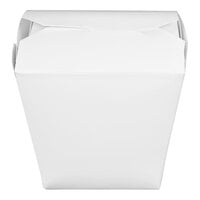 Fold-Pak 16MWWHITEM 16 oz. White Microwavable Paper Take-Out Container - 450/Case