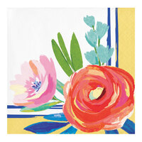 Creative Converting Modern Easter 10" x 10" Square 2-Ply 1/4 Fold Paper Beverage Napkin - 192/Case