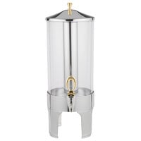 Vollrath 46280 2 Gallon New York, New York Cold Beverage / Juice Dispenser with Brass Accents