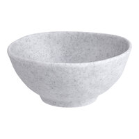 Acopa Cavern 24 oz. Light Gray Round Melamine Bowl - 12/Case