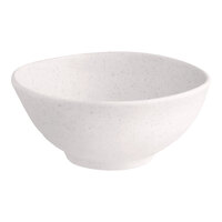 Acopa Cavern 24 oz. White Round Melamine Bowl - 12/Case