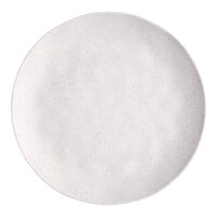 Acopa Cavern 10 1/4" White Round Melamine Plate - 12/Case