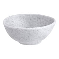 Acopa Cavern 8 oz. Light Gray Round Melamine Bowl - 12/Case