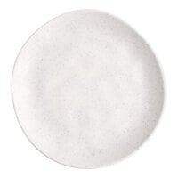 Acopa Cavern 7 3/4" White Round Melamine Plate - 24/Case
