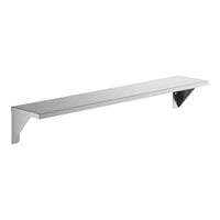 Lavex 5" x 24" Stainless Steel Wall-Mount Shelf