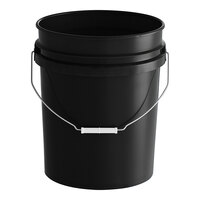 thumbnail image 2 of 6-Pack 5 Gallon Square Buckets With Lids - Gray Plastic Storage Pails With Handles 2 of 4