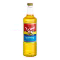 Torani Passion Fruit Flavoring / Fruit Syrup Plastic Bottle 1 Liter