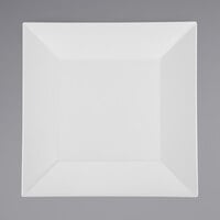GET ML-104-W 10" White Siciliano Square Plate - 12/Case