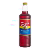 Torani Pomegranate Flavoring / Fruit Syrup Plastic Bottle 1 Liter