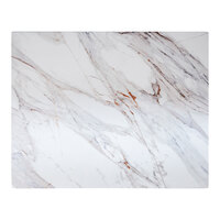 Superior Surfaces 30" x 72" Rectangular Brown Calcatta Eased Edge Squared Corner Outdoor Table Top