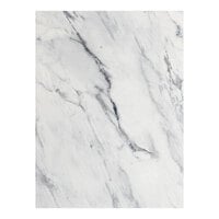 Superior Surfaces 30" x 48" Rectangular Black Faux Marble Eased Edge Squared Corner Outdoor Table Top