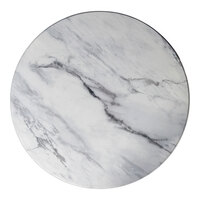 Superior Surfaces 36" Round Black Faux Marble Eased Edge Outdoor Table Top