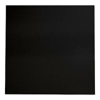 Superior Surfaces 30" x 30" Square Frosty Black Eased Edge Squared Corner Outdoor Table Top