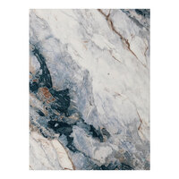 Superior Surfaces 24" x 30" Rectangular Tuxedo Faux Marble Eased Edge Squared Corner Outdoor Table Top