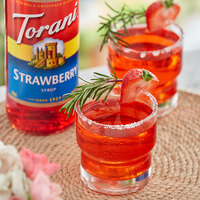 Torani 750 mL Strawberry Flavoring / Fruit Syrup