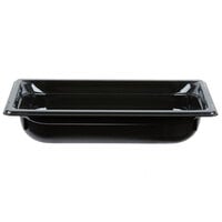 Vollrath 9032420 Super Pan® 1/3 Size Black High Heat Plastic Food Pan - 2 1/2" Deep