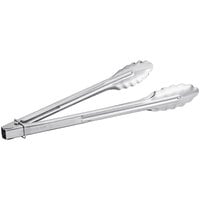 Choice 12" Stainless Steel Utility Locking Tongs - 12/Case