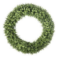 Mills Floral Company 24" Artificial Boxwood Round Wreath