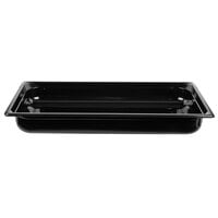 Vollrath 9002420 Super Pan® Full Size Black High Heat Plastic Food Pan - 2 1/2 inch Deep