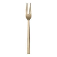 Libbey Elexa Satin OR 7" 18/0 Gold Stainless Steel Heavy Weight Salad Fork - 36/Case