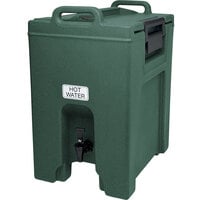 Cambro UC1000192 Ultra Camtainers® 10.5 Gallon Granite Green Insulated Beverage Dispenser