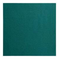Choice 16" x 16" Hunter Green Airlaid Linen-Feel Flat-Packed Paper Napkin - 500/Case