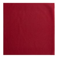 Choice 16" x 16" Burgundy Airlaid Linen-Feel Flat-Packed Paper Napkin - 500/Case