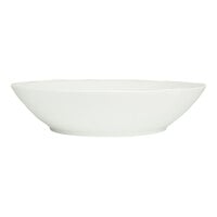 10 Strawberry Street Matte Wave 122 oz. Round White Stoneware Serving Bowl - 4/Case