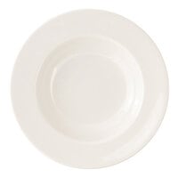 10 Strawberry Street Crism 12" Round White Porcelain Soup Plate - 12/Case