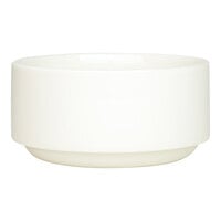 10 Strawberry Street Crism 8 oz. Round White Porcelain Soup Cup - 24/Case