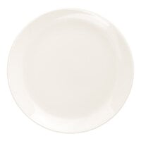 10 Strawberry Street Crism Coupe 9 1/2" Round White Porcelain Coupe Luncheon Plate - 24/Case