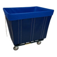 R&B Wire Products, Inc. 438N Navy Nylon Liner Insert with Drawstring for 12, 14, and 16 Bushel Trucks