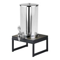 Smart Buffet Ware T-Collection by Front of the House 1.75 Gallon Round Stainless Steel Beverage Dispenser with Ice Core BDI009MUM18