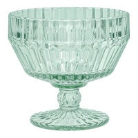 Zwiesel Fortessa Archie 10 oz. Verde Round Glass Footed Dessert Bowl - 6/Case